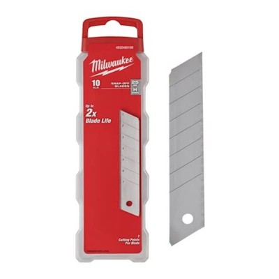 Lames sécables 25 mm Milwaukee - Boîte de 10 - 4932480108