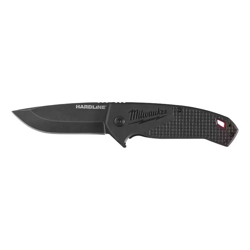 Couteau pliant Milwaukee HARDLINE™ lame lisse D2 - 75 mm - 48221994