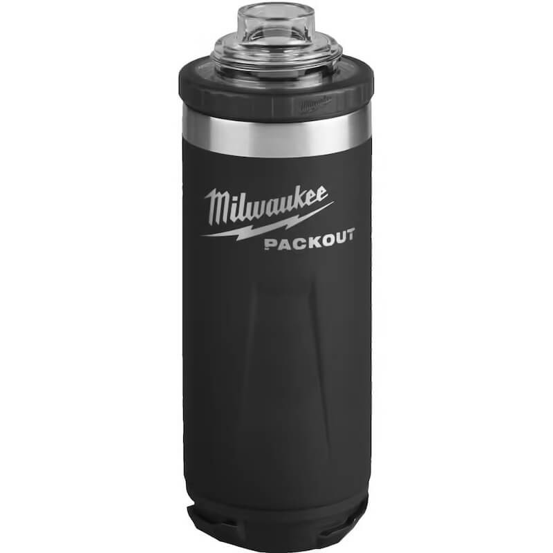 Gourde isotherme Milwaukee PACKOUT™ 710 ml - Noire - 4932493466