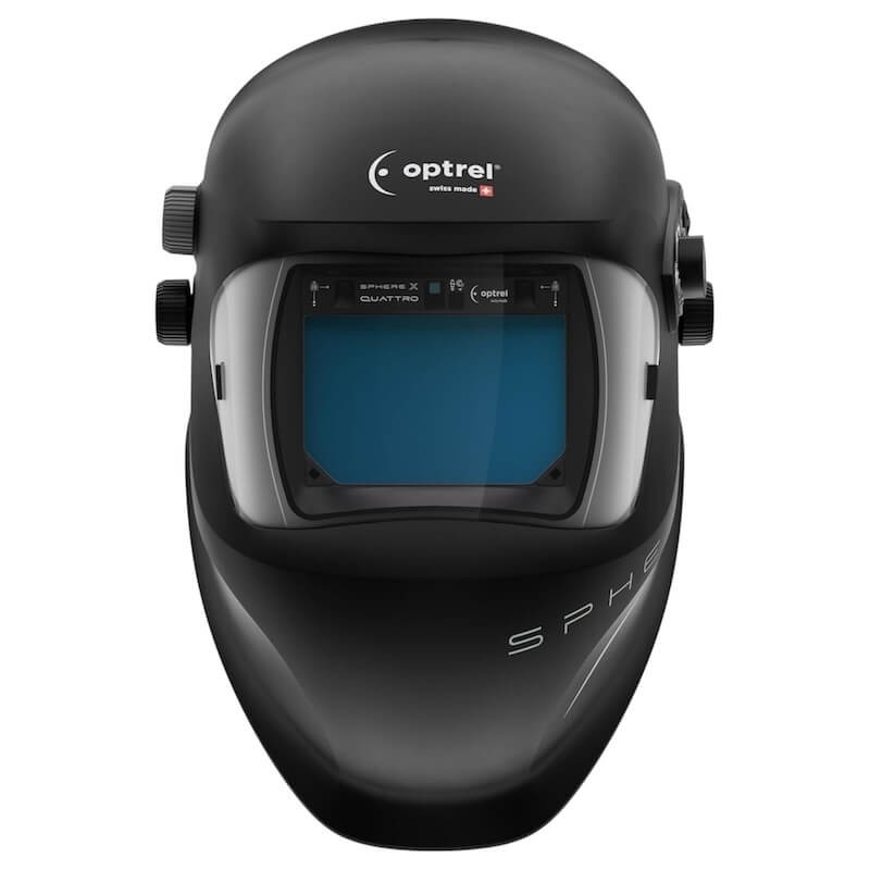 Cagoule de soudage automatique Optrel SphereX Quattro vue face