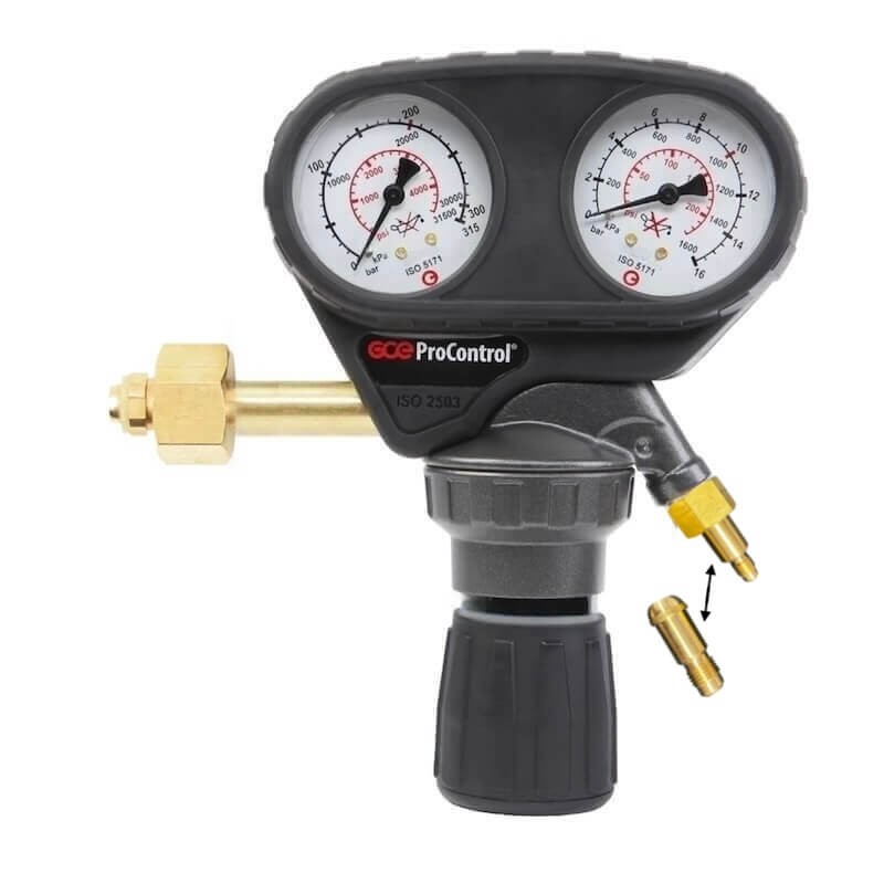Détendeur AZOTE/HYDROGENE 50 bar - Procontrol 200 bar GCE