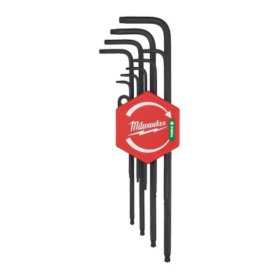 Jeu de 9 clés Torx en L T8 à T40 - MILWAUKEE - 4932492693