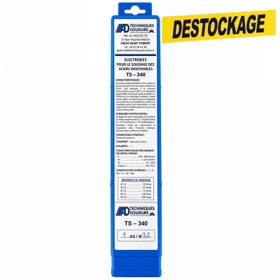 Electrode INOX 316L Ø3,2 - 1,0kg - TS-340-3.2