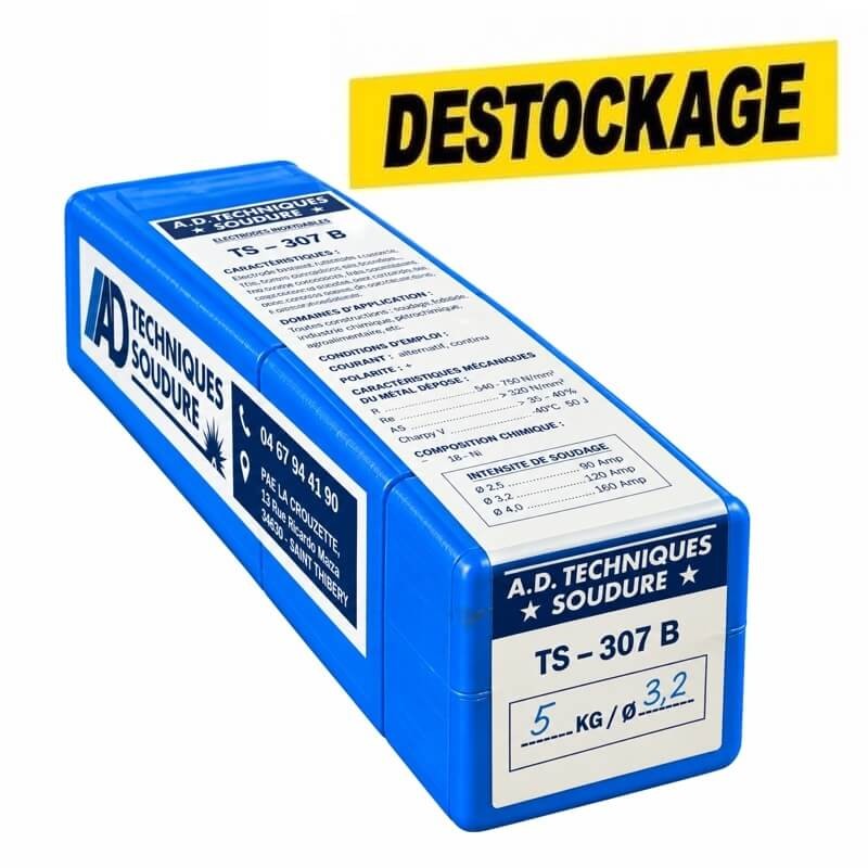 Électrode basique pour aciers difficilement soudables Ø3,2 - 5,0kg - TS-307B-3.2