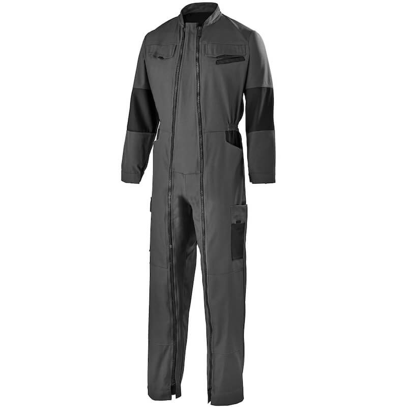 Combinaison de travail 2 zips FACITY gris/noir – CEPOVETT