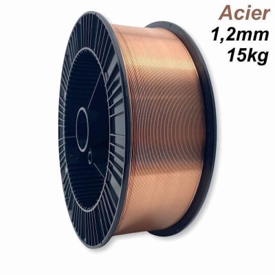 Bobine de fil MIG MAG - ACIER SG2 Ø1,2 - 15kg D300