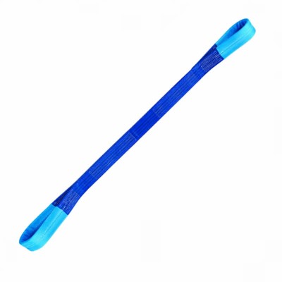 Élingue sangle plate double 1 tonne 30 mm à 2 boucles plates - LEVAC
