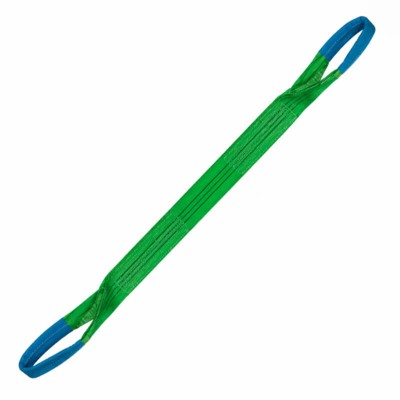 Élingue sangle plate double 2 tonnes 60 mm à 2 boucles restreintes - LEVAC