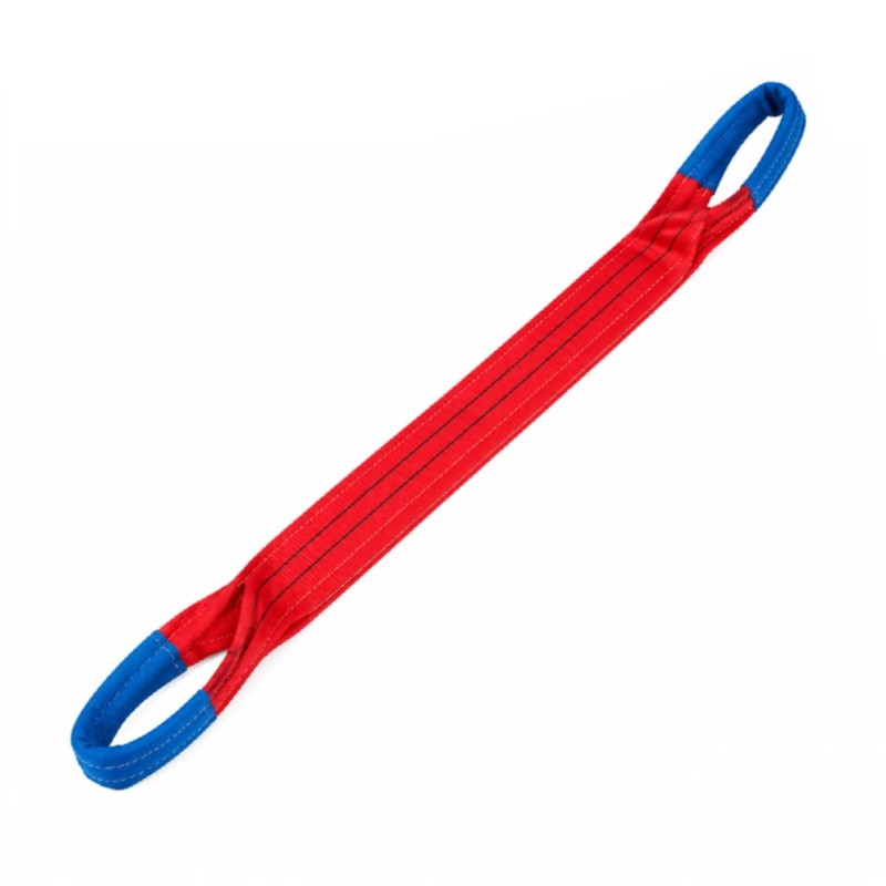 Élingue sangle plate double 5 tonnes 150mm à 2 boucles restreintes - LEVAC