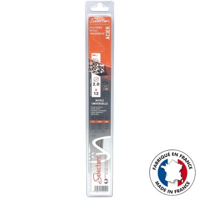 electrode-acier-rutile-2,0mm-blister-de-12-baguettes