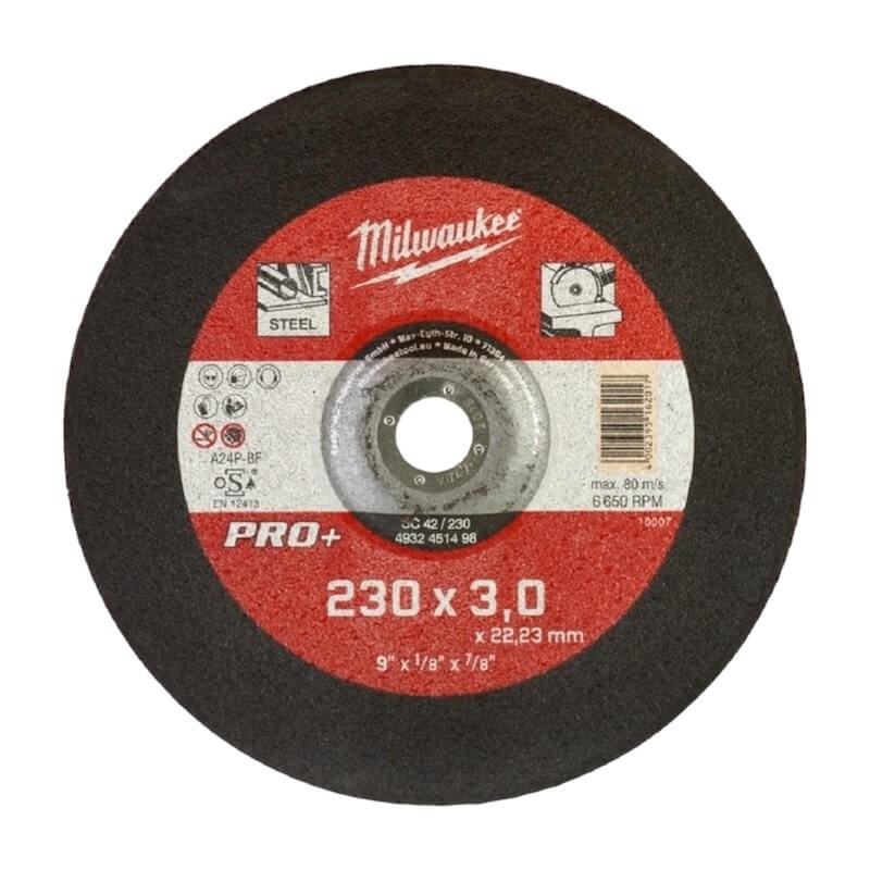 disques-a-tronconner-deporte-230mm-diam3,0-pro+-milwaukee