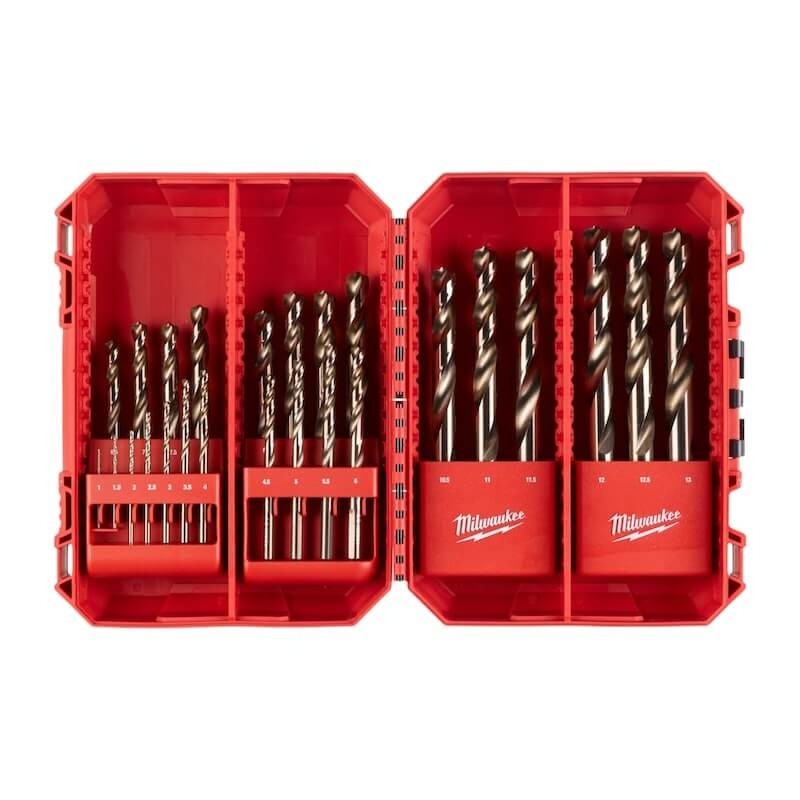 coffret-de-25-forets-metaux-milwaukee-hss-rectifies-cobalt