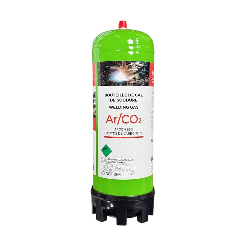 bouteille-de-gaz-jetable-argon-98/100-CO2-2/100-2,2-litres-inox