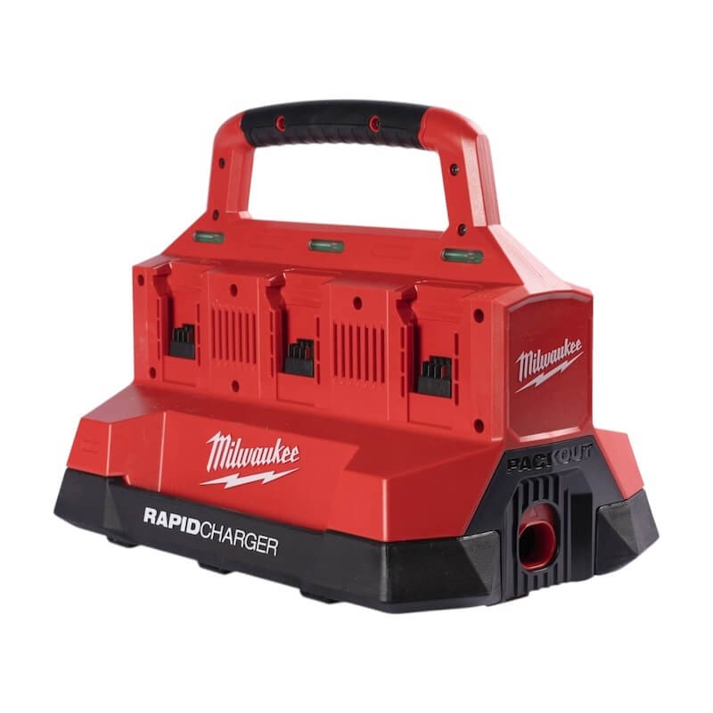 Chargeur rapide 6 ports Milwaukee M18 PACKOUT M18 PC6 - 4932480162 vue profil