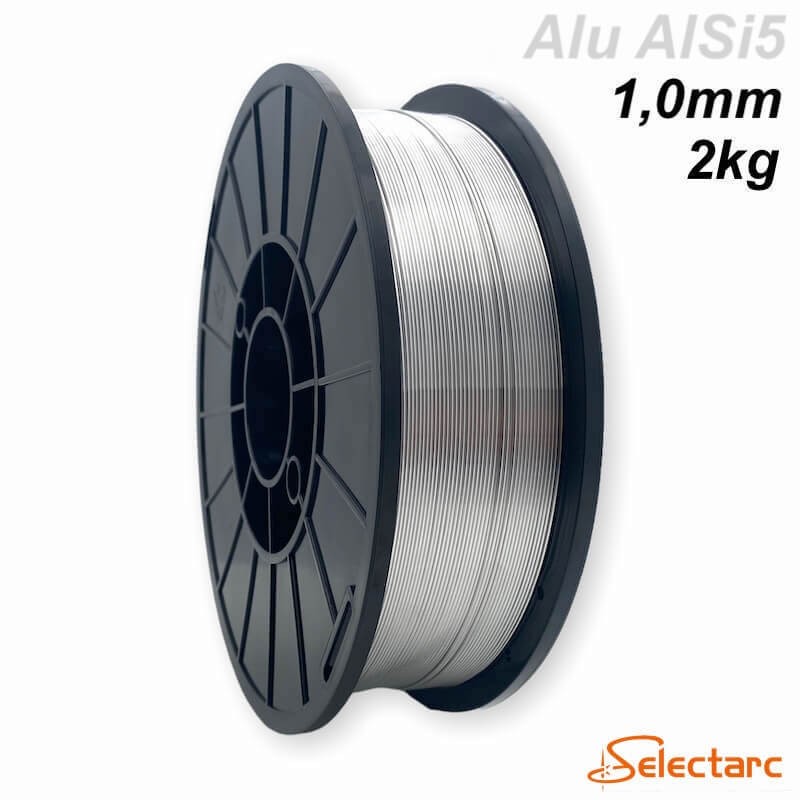 Bobine de fil ALUMINIUM 4043 (AlSi5) Ø1,0 - D200 - 2kg