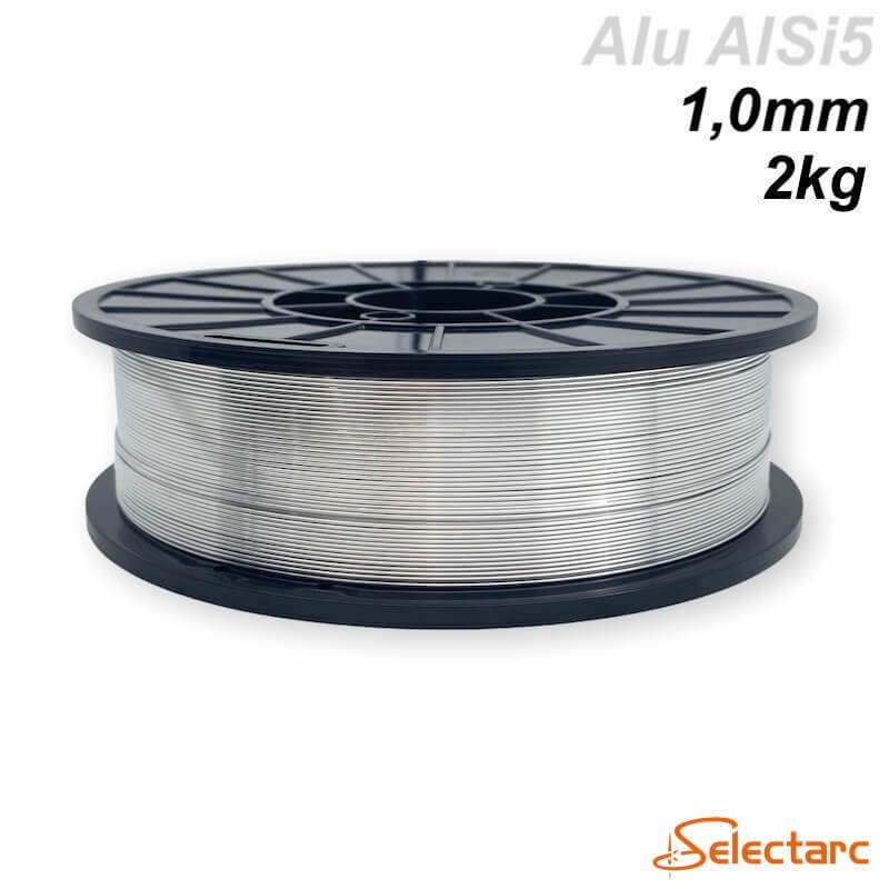Bobine de fil ALUMINIUM 4043 (AlSi5) Ø1,0 - D200 - 2kg