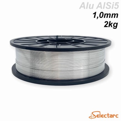 Bobine de fil ALUMINIUM 4043 (AlSi5) Ø1,0 - D200 - 2kg 2