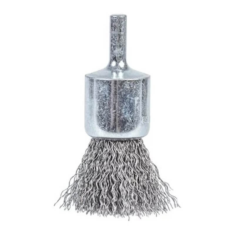 Brosse pinceau acier torsadé Milwaukee Ø6 mm (x3)