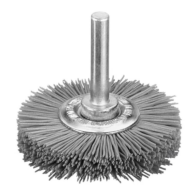 Brosse circulaire sur tige SIC ondulé Q6 50x10 grain 120 (x3) - 4932501711