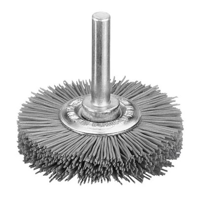Brosse circulaire sur tige SIC ondulé Q6 50x10 grain 120 (x3) - 4932501711