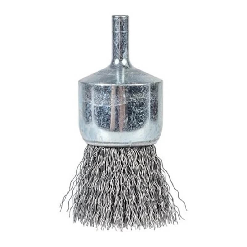 Brosse pinceau sur tige inox ondulé S6 22x25x68mm - 4932501723