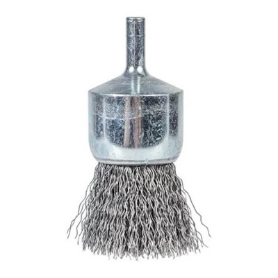 Brosse pinceau sur tige inox ondulé S6 22x25x68mm - 4932501723