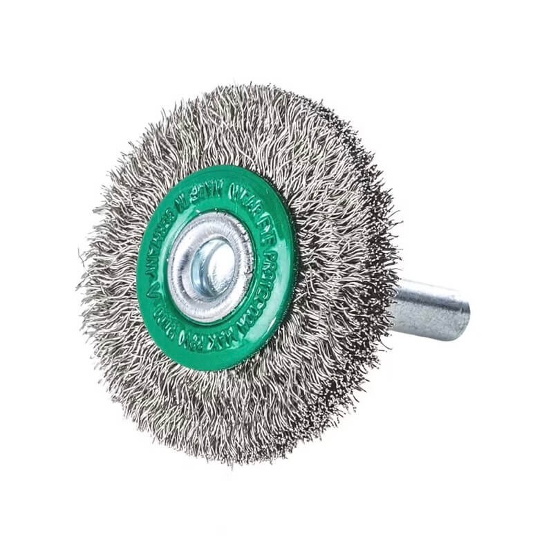 Brosse circulaire sur tige inox ondulé S6 30x6mm - 4932501700