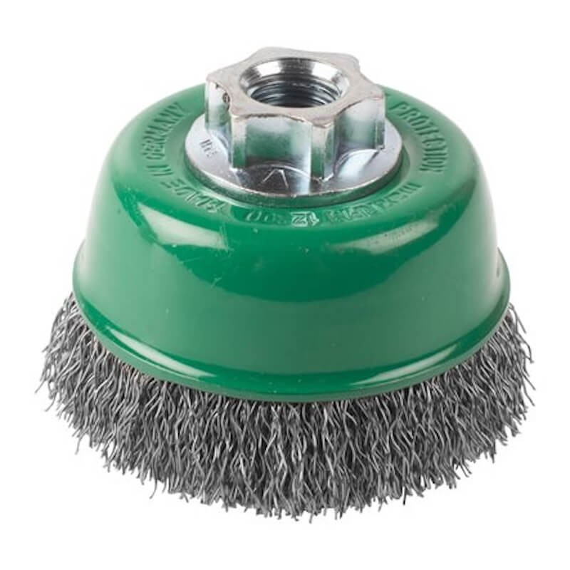 Brosse coupe circulaire inox ondulé Milwaukee M14 Ø65 mm - 4932501751