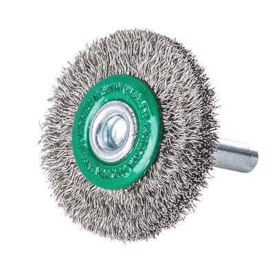 Brosse circulaire sur tige inox ondulé S6 50x11mm - 4932501704