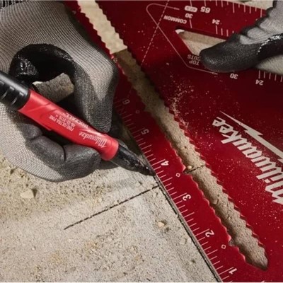 Marqueur double pointe biseautée et fine Milwaukee INKZALL - 4932501155 2