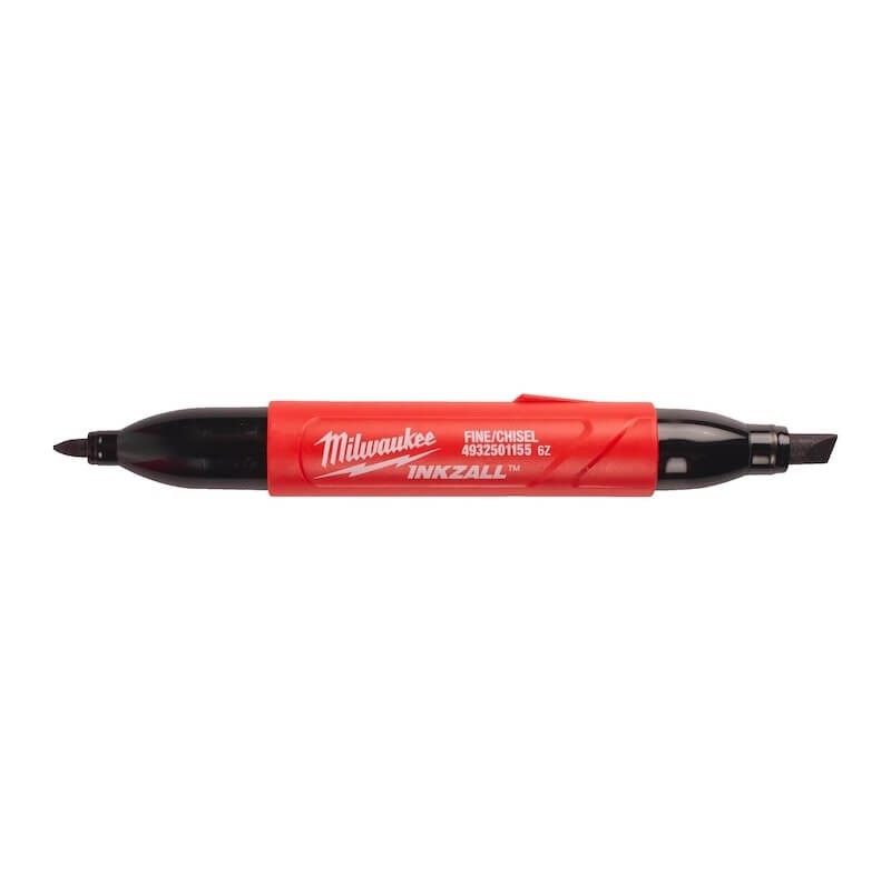 Marqueur double pointe biseautée et fine Milwaukee INKZALL - 4932501155