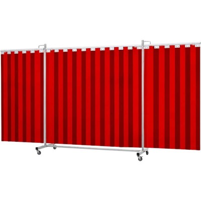 Écran de soudure triptyque lanières XL CEPRO Robusto Orange 4,35 x 2,10 m