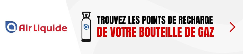 Où recharger votre bouteille de gaz Air Liquide ?
